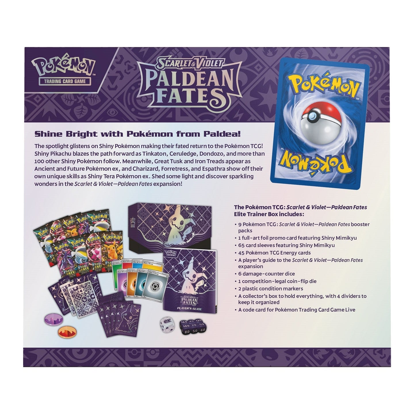 Pokemon Paldean Fates Elite Trainer Box (EN) - Pokecard Store