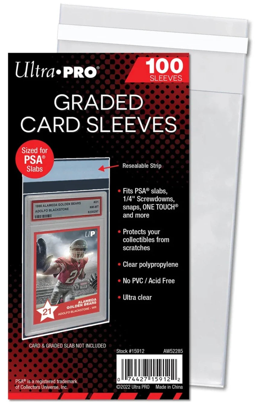 Ultra Pro PSA Graded Card Sleeves Resealable - Pokecard Store