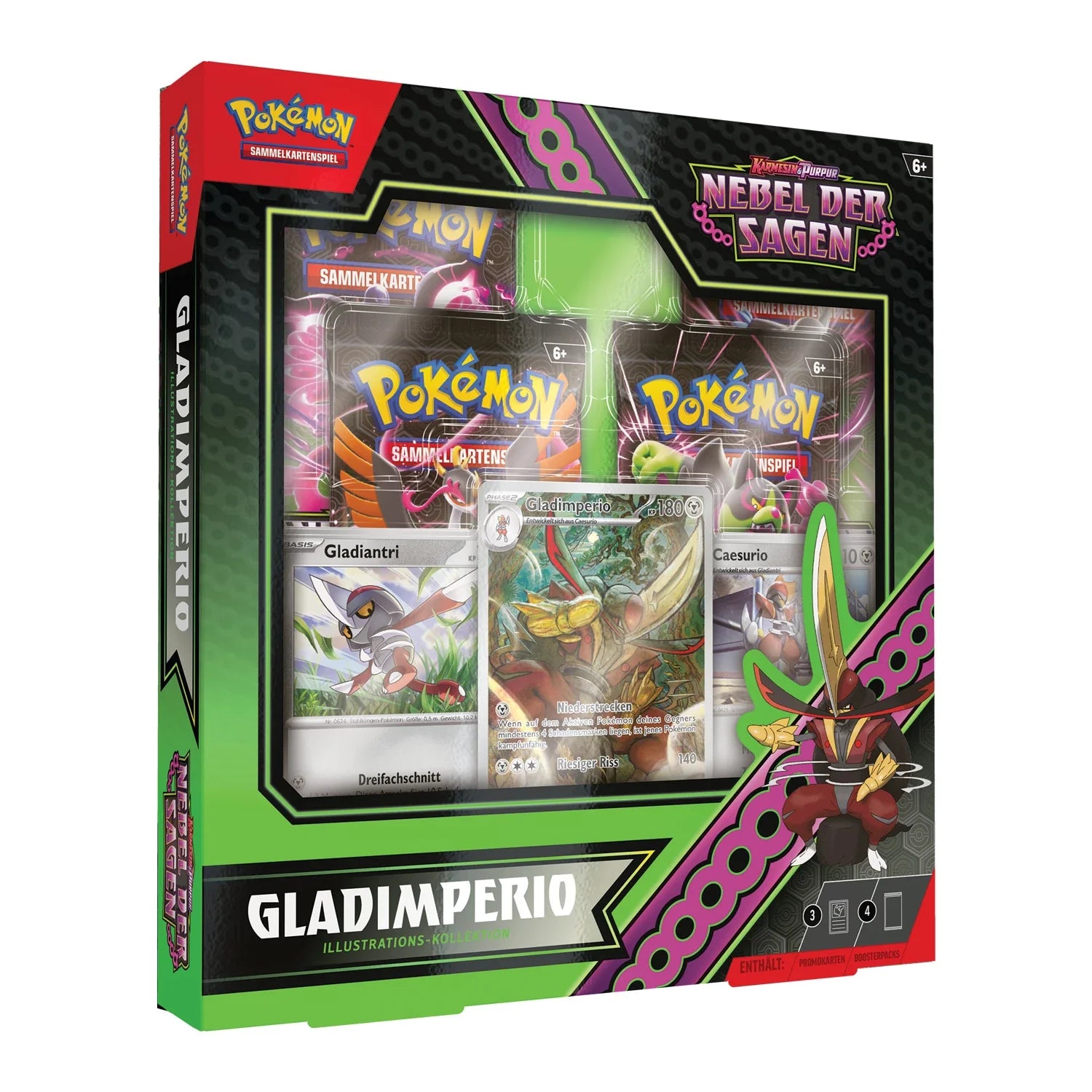 Pokemon Nebel der Sagen Gladimperio Illustration Rare Box (DE) - Pokecard Store