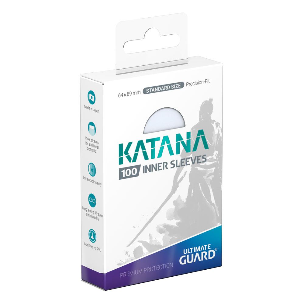 Ultimate Guard Katana Inner Sleeves Standard Size Transparent (100) - Pokecard Store